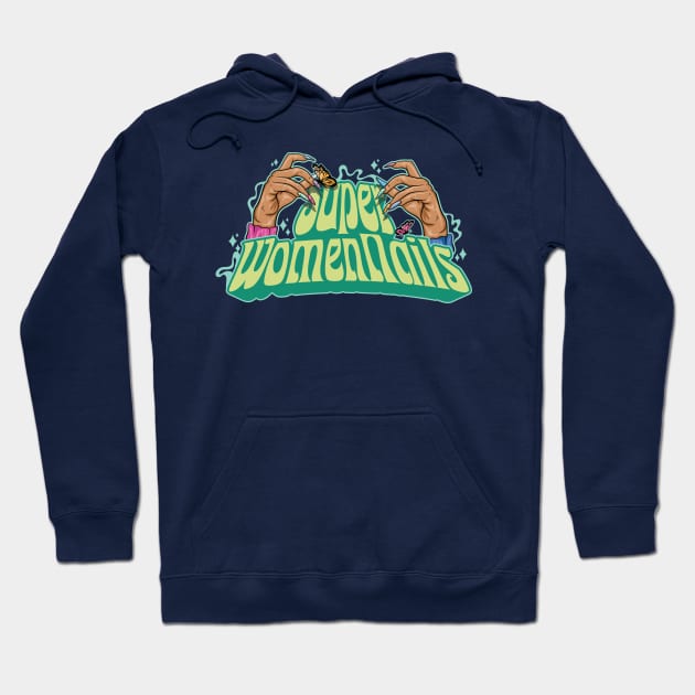 SuperWomenNails Hoodie by diizywoster